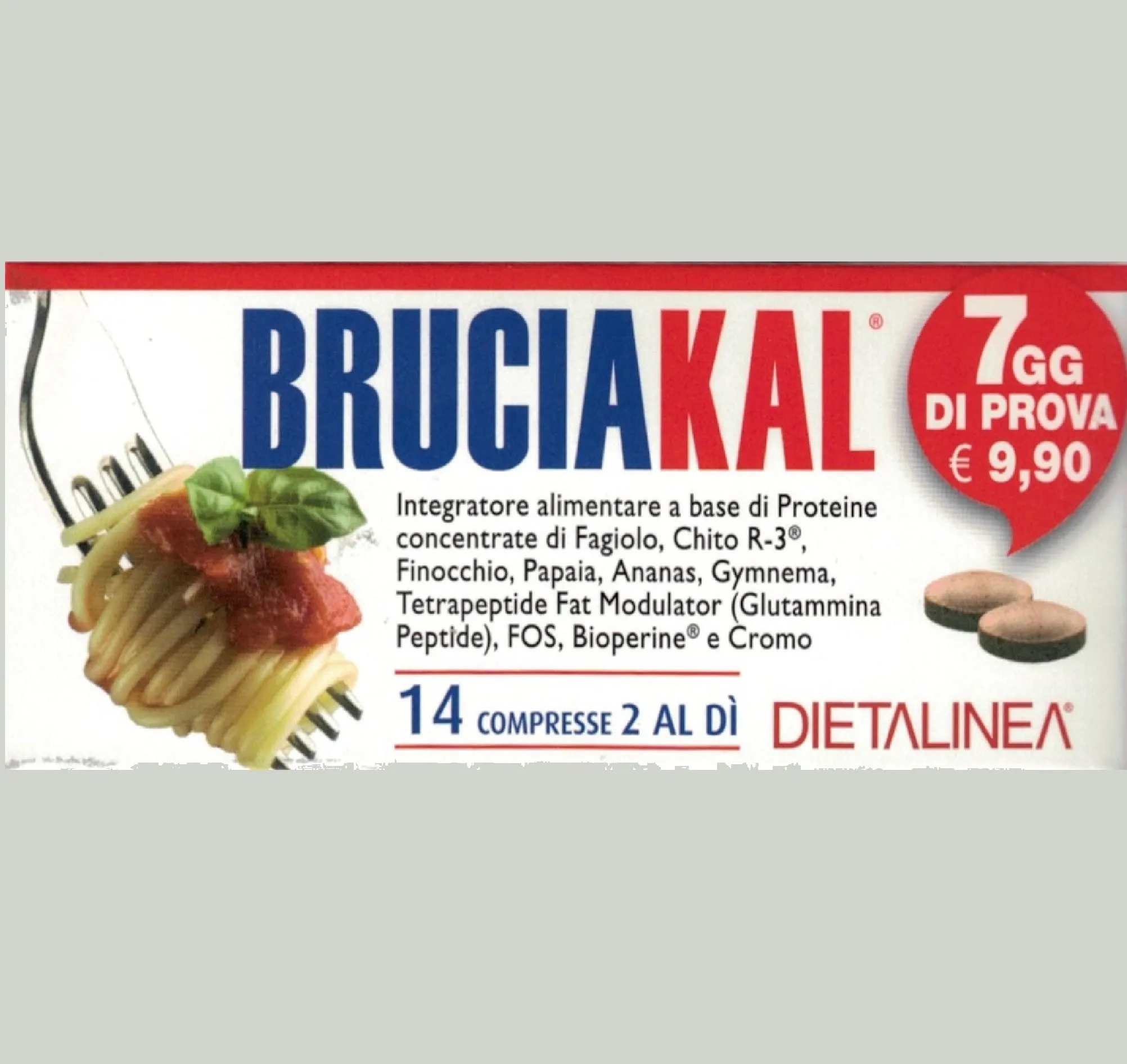 Bruciakal integratore aiuta a ridurre assorbimento carboidrati grassi zuccheri