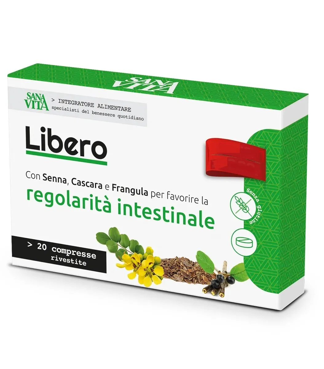Libero regolarità intestinale stipsi motilità eliminazione gas